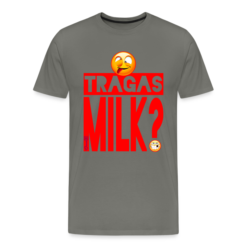 TRAGAS MILK? /// Tshirt - asphalt gray