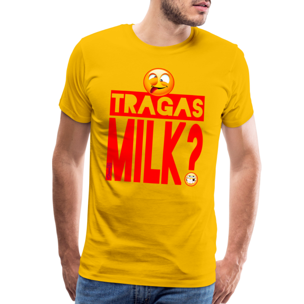 TRAGAS MILK? /// Tshirt - sun yellow