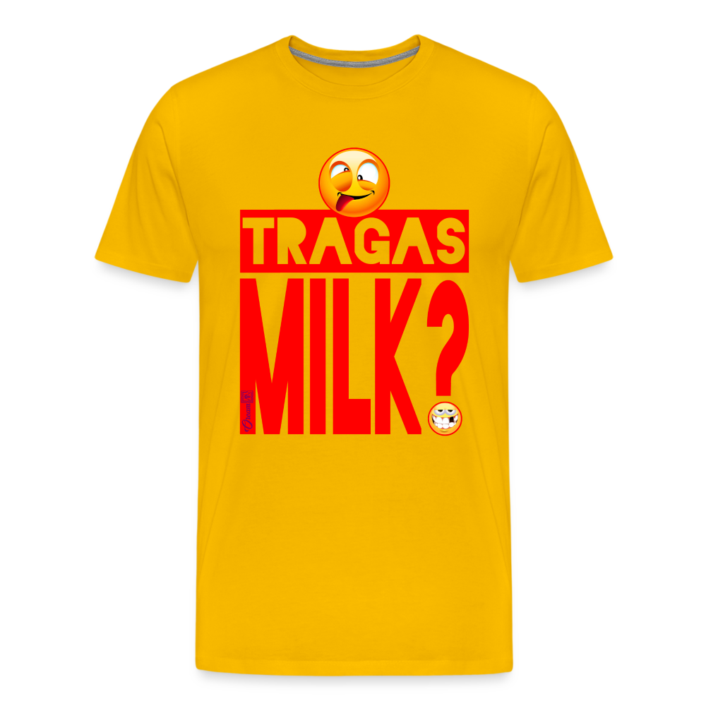 TRAGAS MILK? /// Tshirt - sun yellow